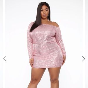 Fashion Nova Off the Shoulder Mini Dress